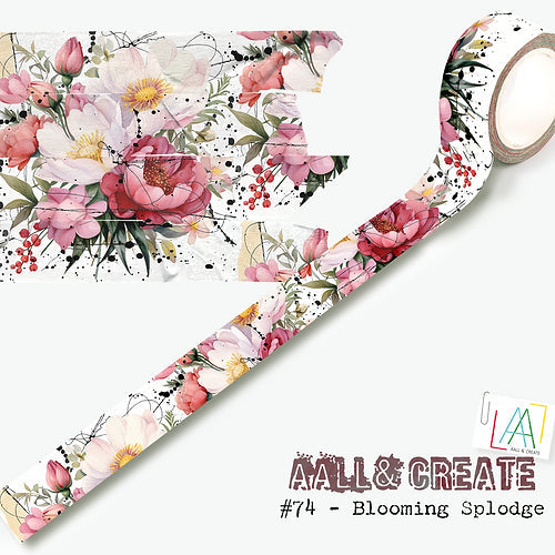 AALL and Create #74 - Washi Tape - Blooming Splodge-1