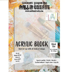 AALL and Create Acrylic Block -- A4-1