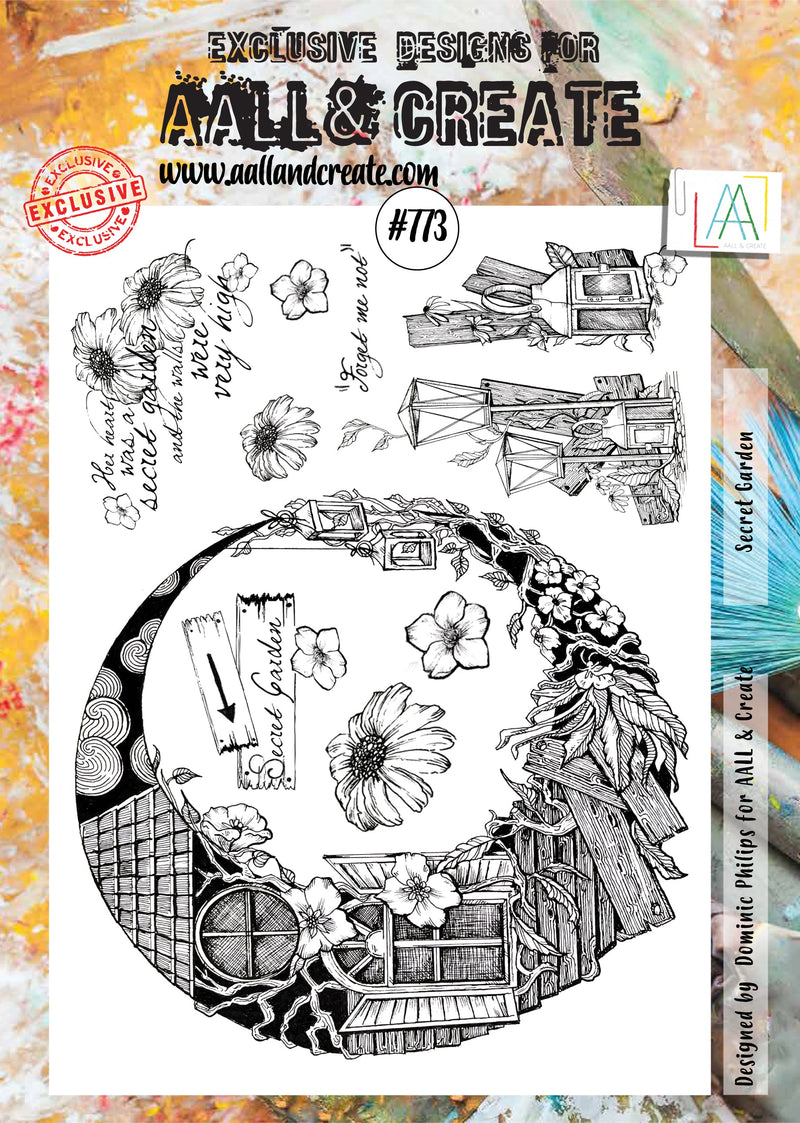 AALL and Create Stamp Set - 773 - Secret Garden-1