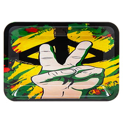 Peace Small Tinplate Tray-1