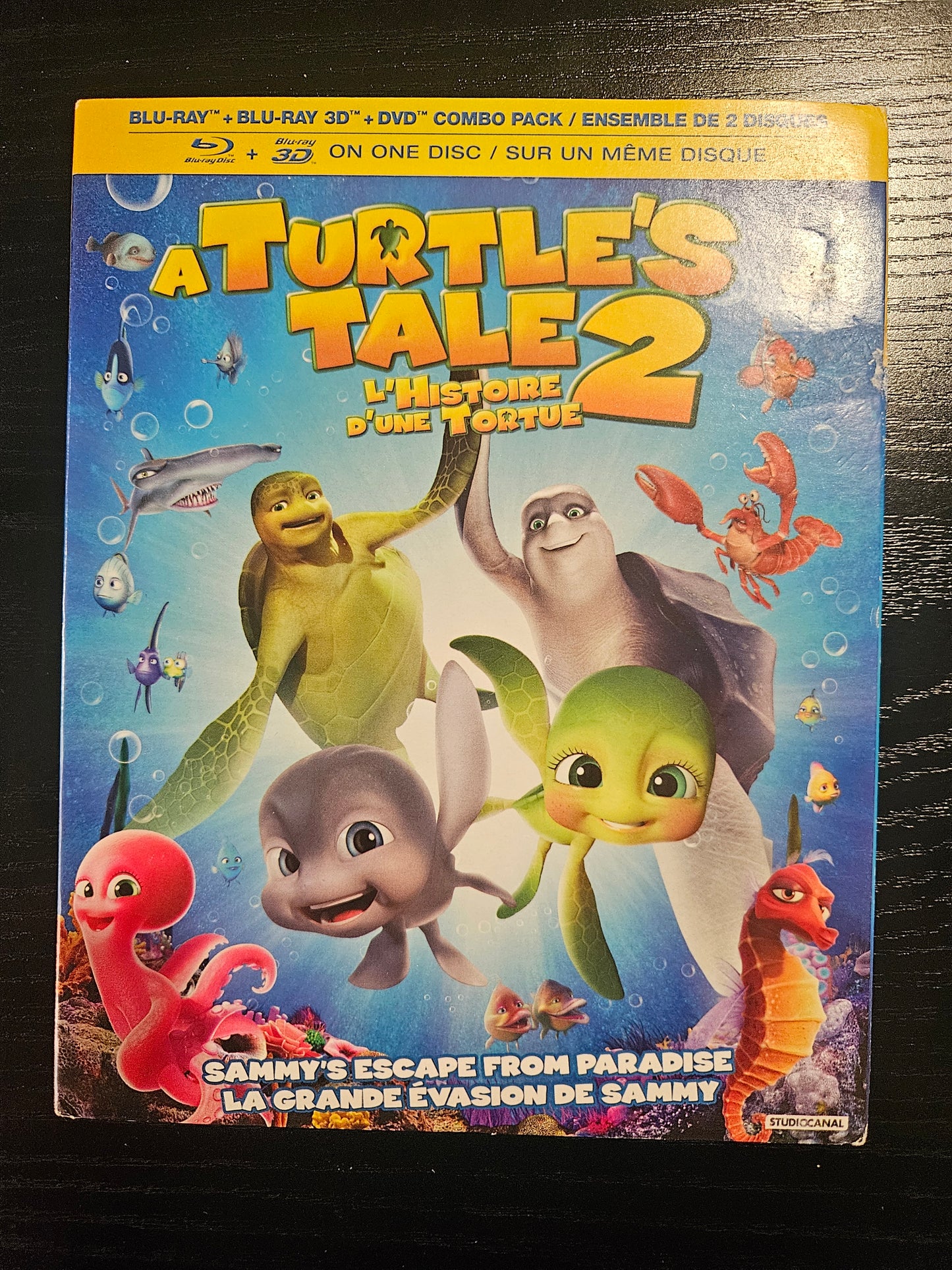 A Turtle's Tale 2 - Sammy's Escape from Paradise [Blu-ray 3D + Blu-ray + DVD] (Bilingual)
