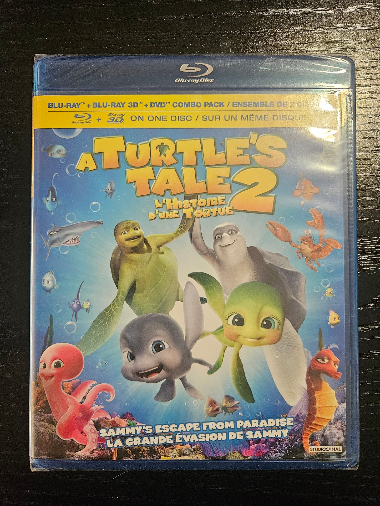 A Turtle's Tale 2 - Sammy's Escape from Paradise [Blu-ray 3D + Blu-ray + DVD] (Bilingual)