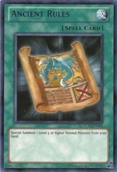 Ancient Rules (Red) (DL13-EN016) - Duelist League Promo Unlimited-1