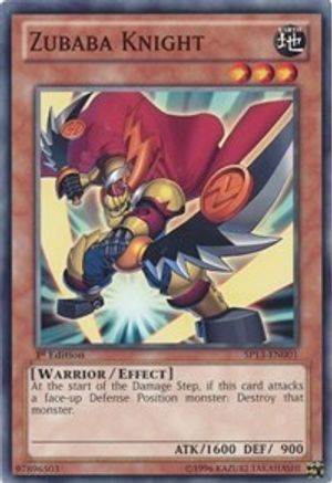 Zubaba Knight (SP13-EN001) - Star Pack 2013 1st Edition-1