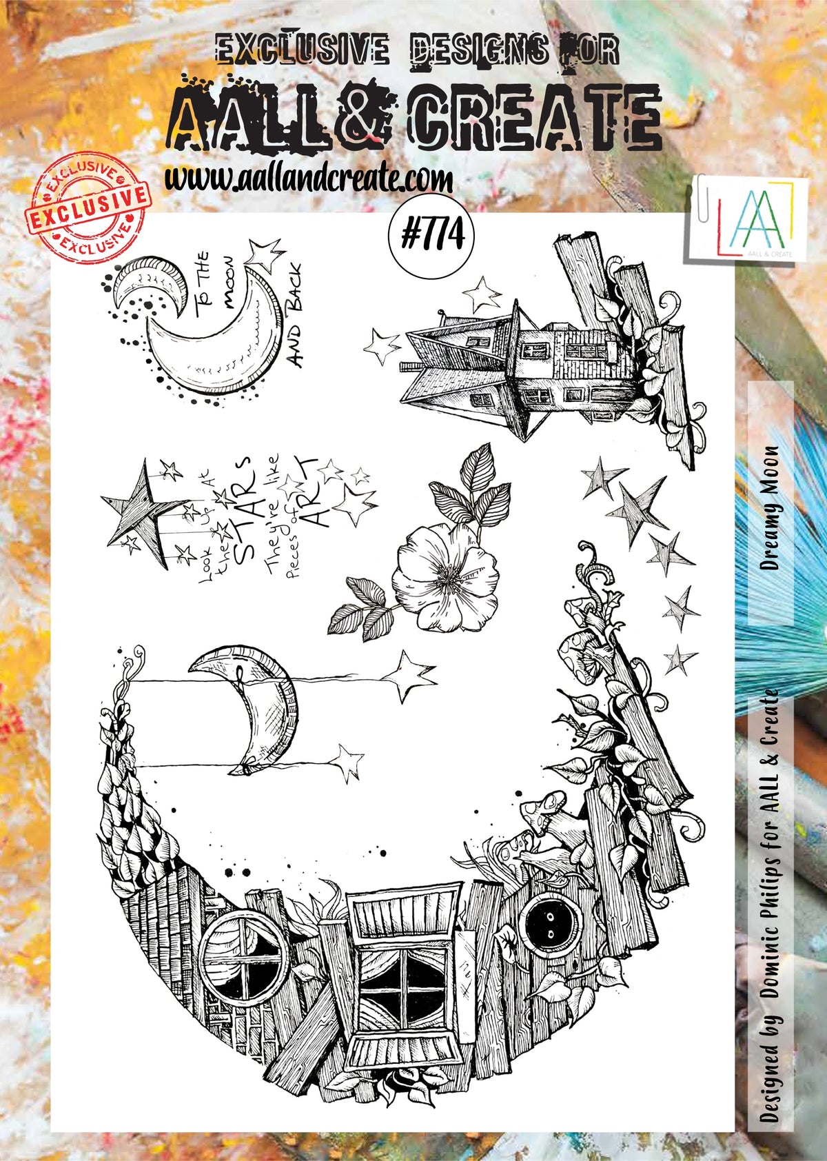 AALL and Create Stamp Set - 774 - Dreamy Moon-1