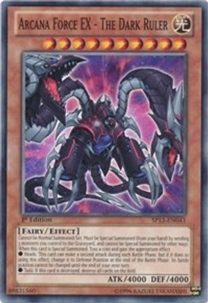 Arcana Force EX - The Dark Ruler (SP13-EN043) - Star Pack 2013 1st Edition-1