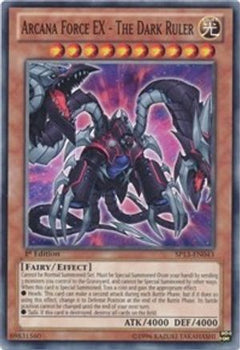 Arcana Force EX - The Dark Ruler (SP13-EN043) - Star Pack 2013 1st Edition-1