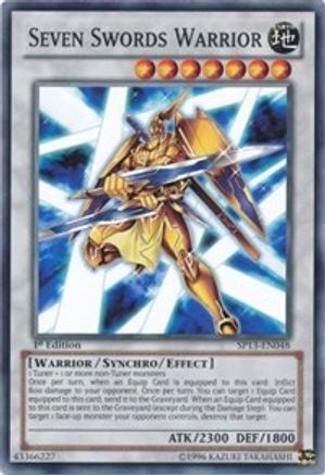 Seven Swords Warrior (SP13-EN048) - Star Pack 2013 1st Edition-1