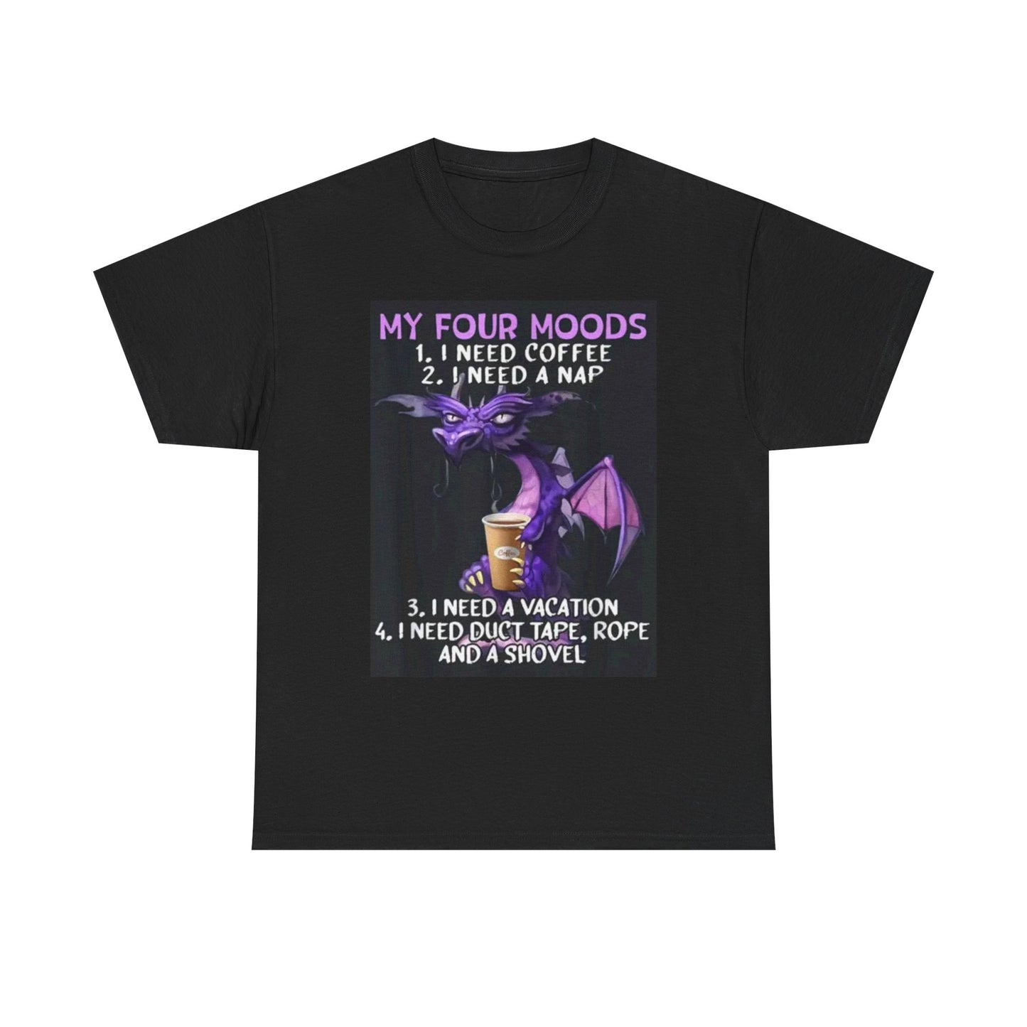 "My 4 Moods" Unisex Heavy Cotton Tee
