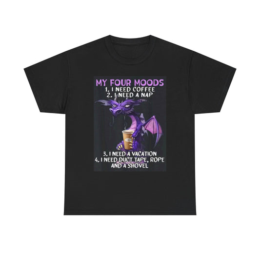 "My 4 Moods" Unisex Heavy Cotton Tee