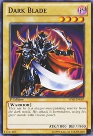 Dark Blade (YSYR-EN007) - Starter Deck: Yugi Reloaded 1st Edition-1