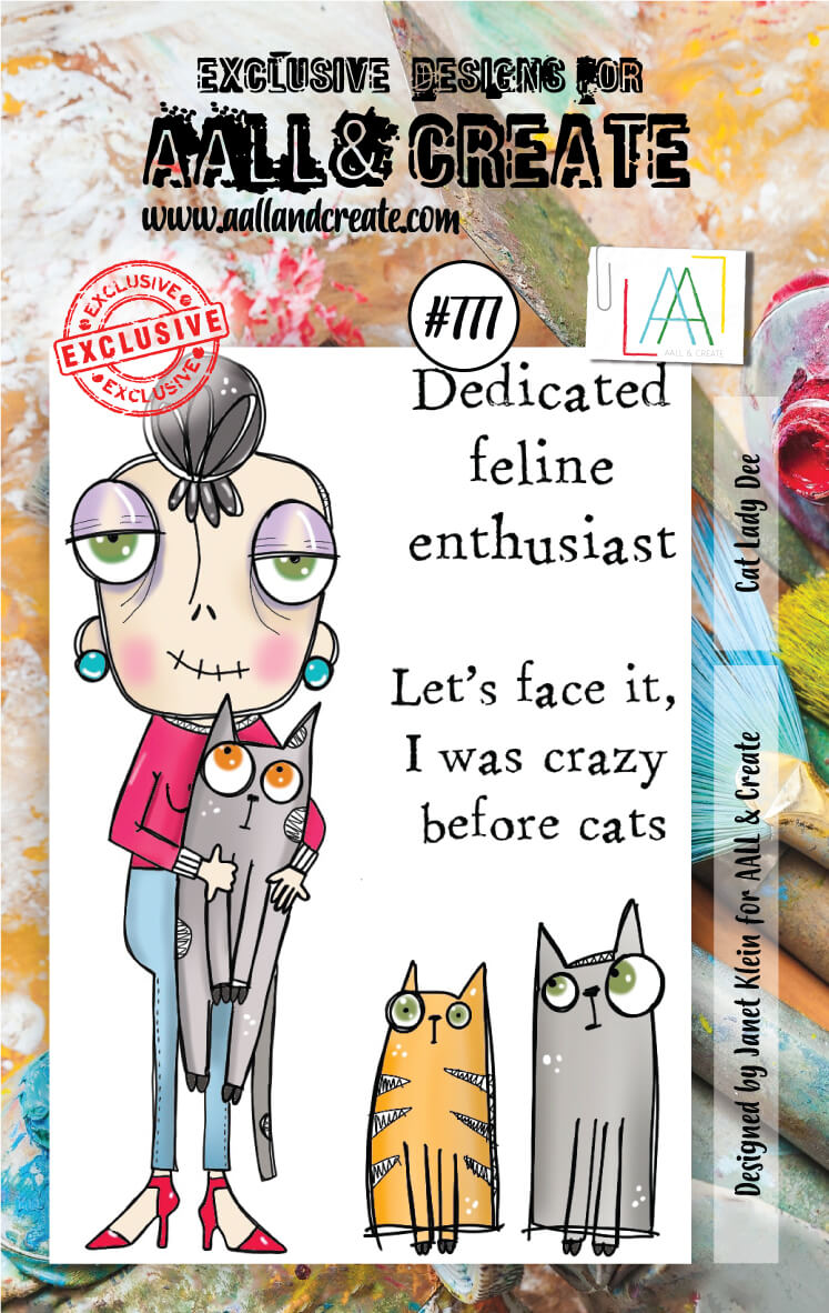 AALL and Create Stamp Set -777 - Cat Lady Dee-1