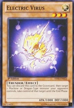 Electric Virus (YSYR-EN022) - Starter Deck: Yugi Reloaded 1st Edition-1
