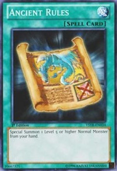 Ancient Rules (YSYR-EN034) - Starter Deck: Yugi Reloaded Unlimited-1