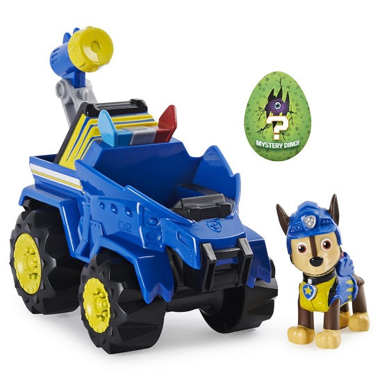 PAW Patrol Dino Rescue Chase Deluxe Rev-Up Vehicle with Mystery Dino Figure (UPC: 778988305461)