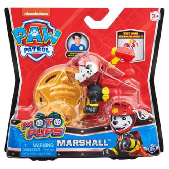 PAW Patrol – Moto Pups Marshall Action Figure with Wearable Deputy Badge (UPC: 778988321652)
