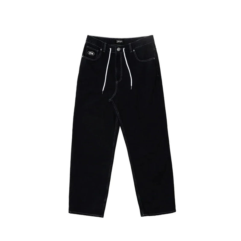 Jacker 'Classic Daily' Denim Pants - Black-1