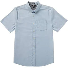 Volcom 'Everett Oxford' Short Sleeve - Clear Blue-1
