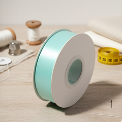 30 Meter Double Face Aqua color Ribbon Roll#314-1