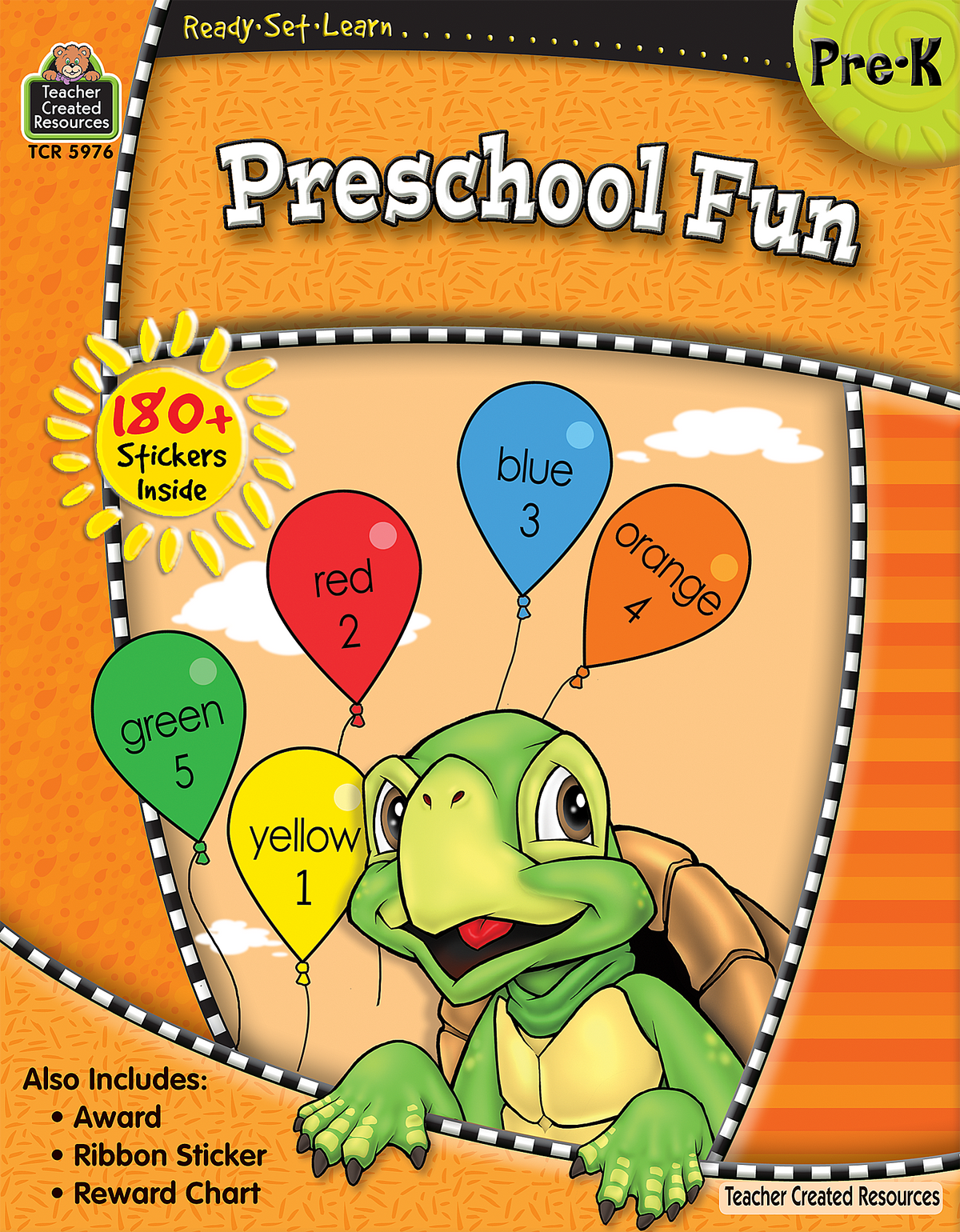 Teacher Created Resources - Ready Set Learn: Preschool Fun Workbook (PreK) - Ages 3+-1
