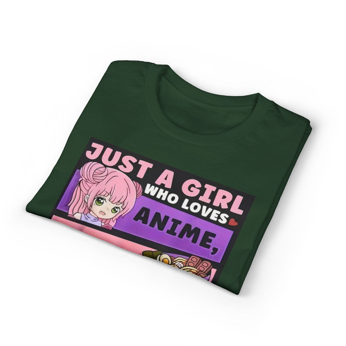 "Just a Girl Who Loves Anime Ramen and Sketching" T-Shirt-37