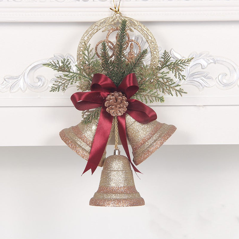 Christmas Bell Ornaments, Pearlescent Paper Tree Decorations-6