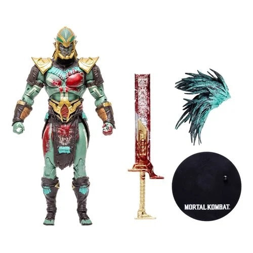 Mortal Kombat – Figura de Acción de Kotal Kahn Sangriento de la Ola 8 a Escala de 7 Pulgadas (UPC: 787926110593)
