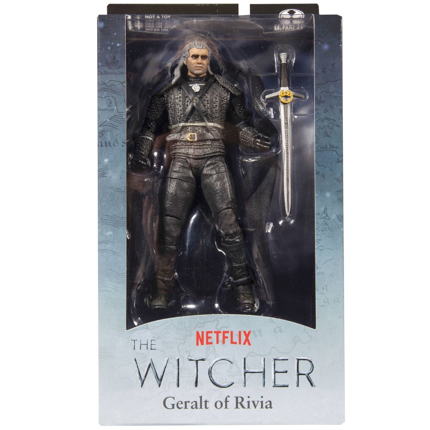The Witcher (Netflix) – Geralt of Rivia Season 1 7-Inch Scale Action Figure (UPC: 787926138016)