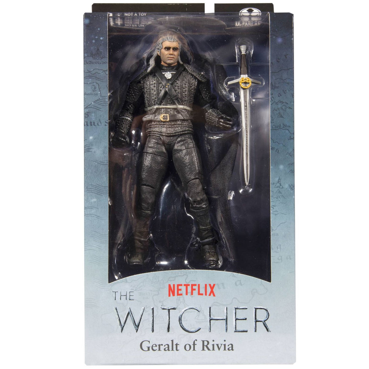 The Witcher (Netflix) – Geralt of Rivia Season 1 7-Inch Scale Action Figure (UPC: 787926138016)
