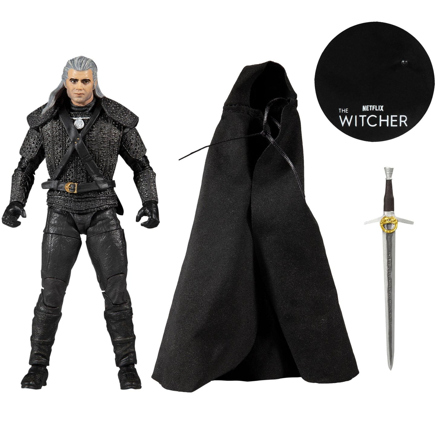 The Witcher (Netflix) – Geralt of Rivia Season 1 7-Inch Scale Action Figure (UPC: 787926138016)