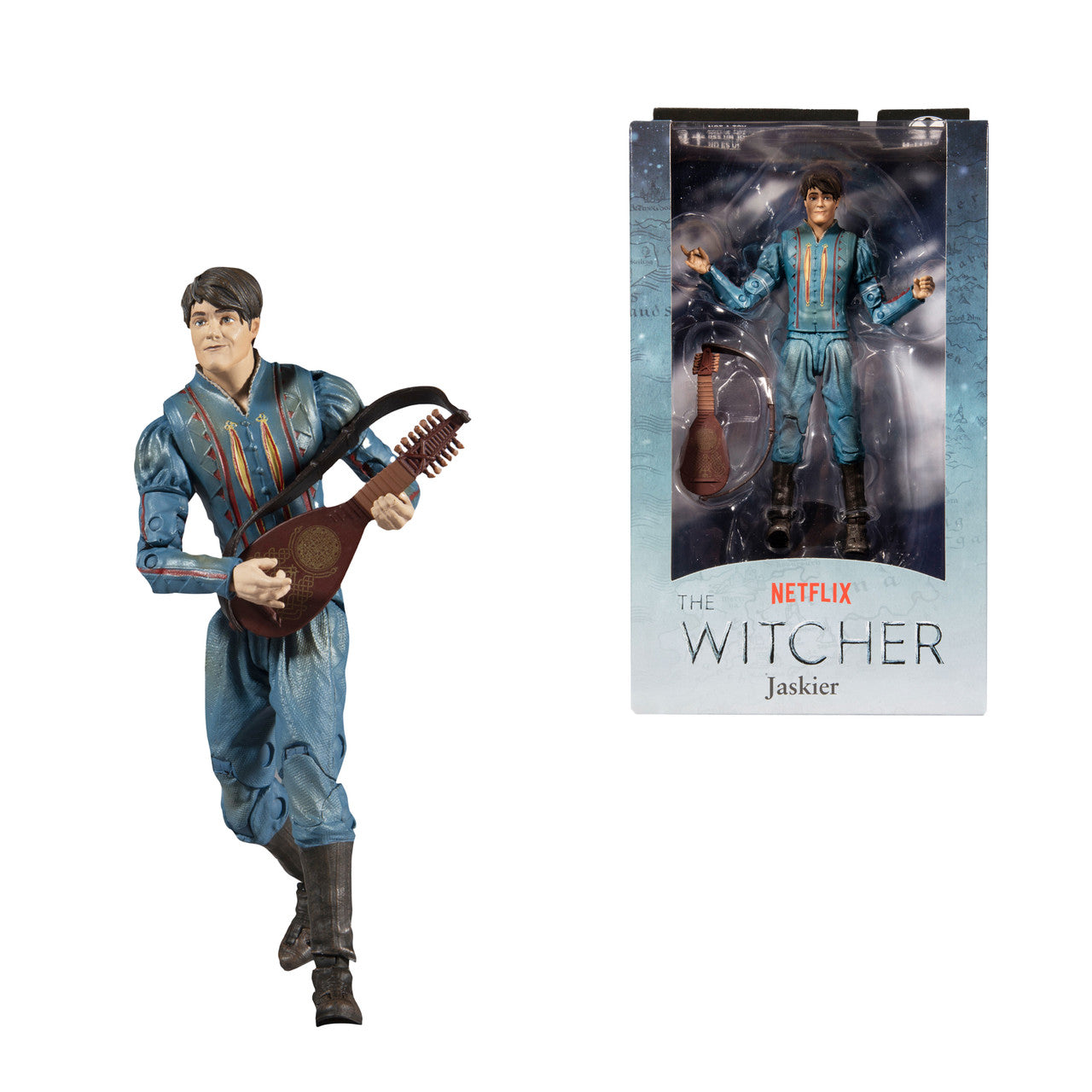The Witcher (Netflix) – Jaskier (Dandelion) Season 1 7-Inch Scale Action Figure (UPC: 787926138023)
