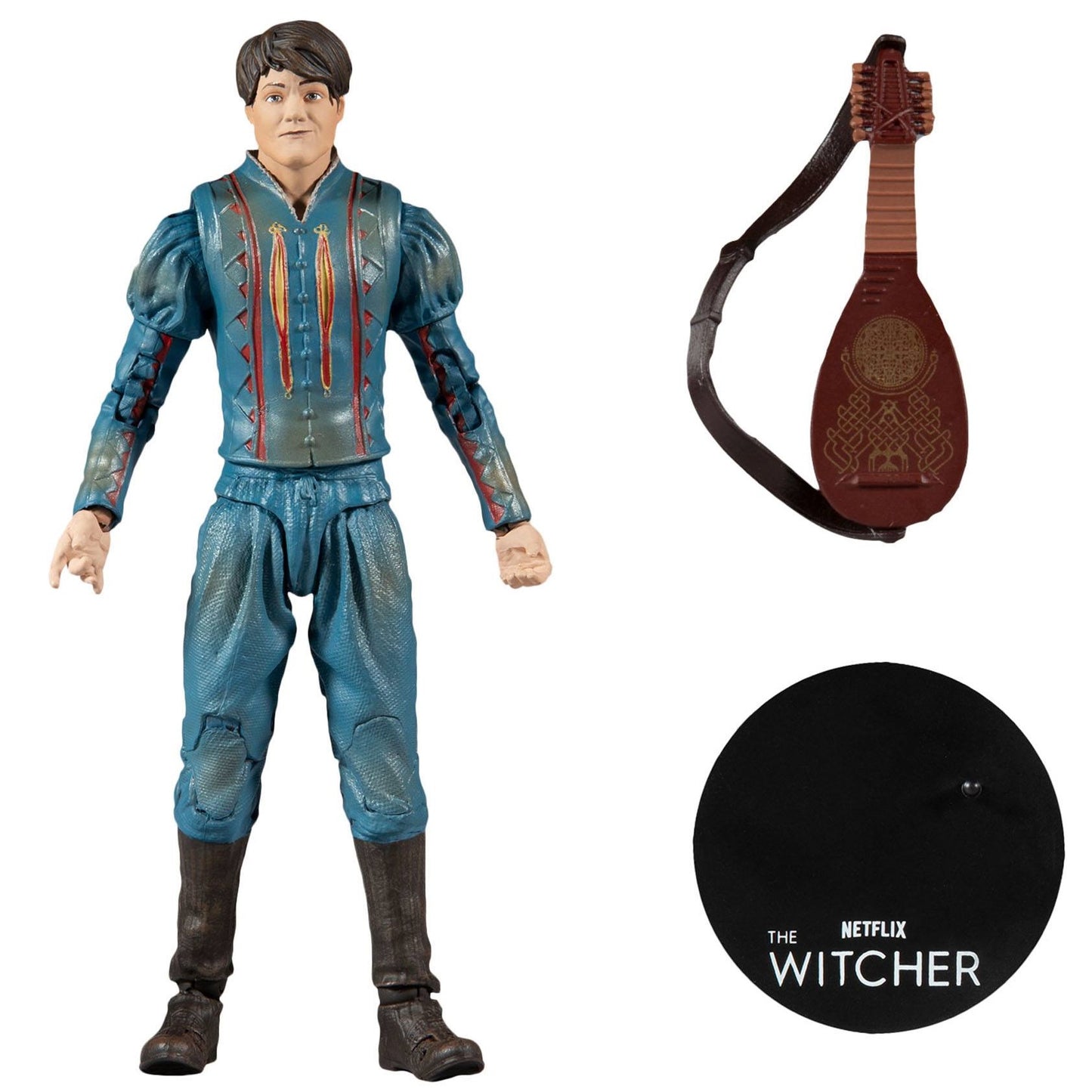 The Witcher (Netflix) – Jaskier (Dandelion) Season 1 7-Inch Scale Action Figure (UPC: 787926138023)