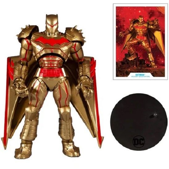 McFarlane Toys DC Multiverse Batman – Hellbat Gold Edition 7-Inch Action Figure
