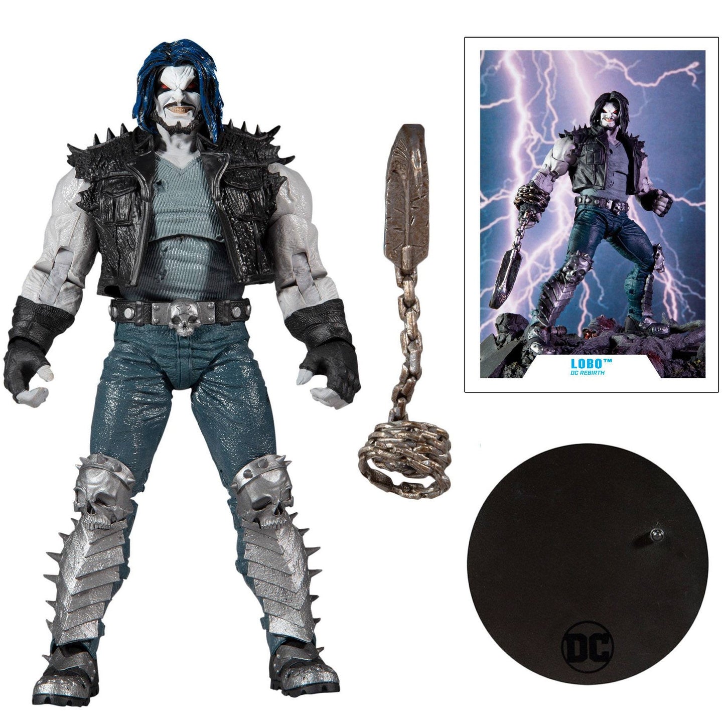 DC Multiverse – Lobo (DC Rebirth) 7-Inch Scale Action Figure (UPC: 787926151770)