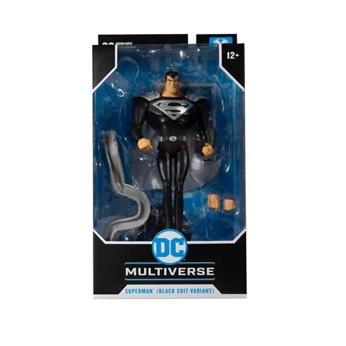 DC Multiverse – Superman (Black Suit, Animated Series Style) 7-Inch Scale Action Figure (UPC: 787926151916)