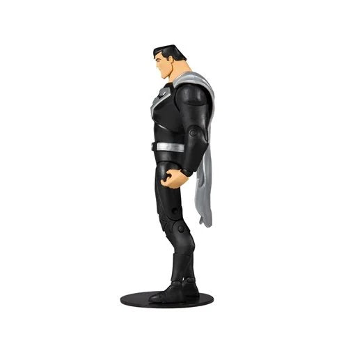 DC Multiverse – Superman (traje negro, estilo serie animada) Figura de acción a escala de 7 pulgadas (UPC: 787926151916)