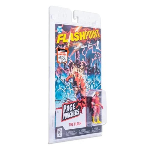 3" Scale Action Figure – The Flash with Flashpoint No. 1 Comic Book (UPC: 787926158410)