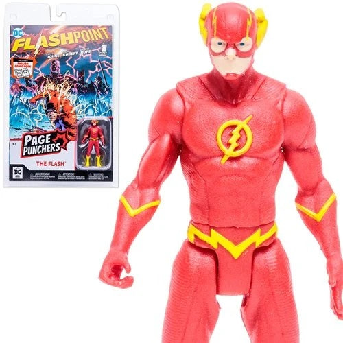 3" Scale Action Figure – The Flash with Flashpoint No. 1 Comic Book (UPC: 787926158410)