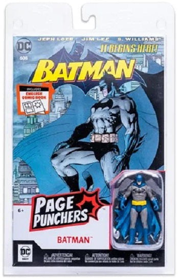 DC Page Punchers – Figura de acción de Batman a escala de 3 pulgadas con cómic de Batman #608 (UPC: 787926158427)
