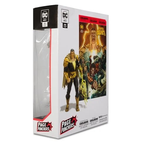 DC Direct Page Punchers – Black Adam 7" Action Figure with Comic Book (UPC: 787926159011)