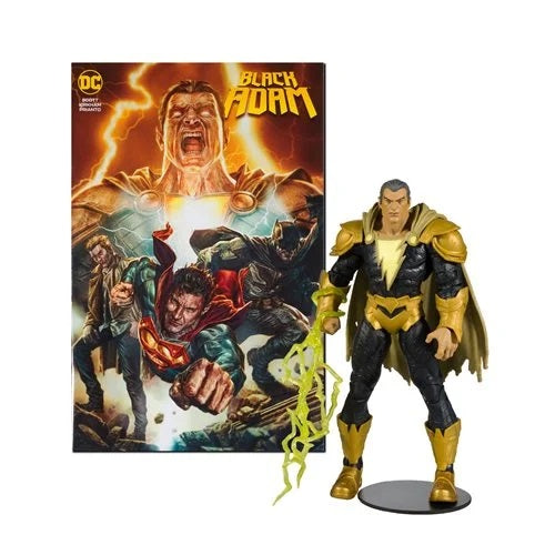 DC Direct Page Punchers – Black Adam 7" Action Figure with Comic Book (UPC: 787926159011)