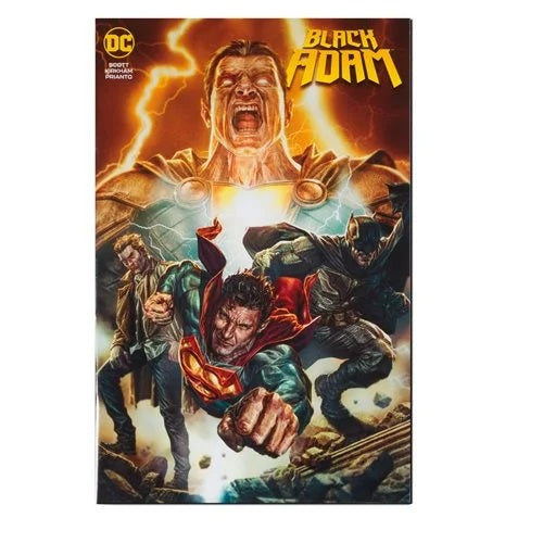 DC Direct Page Punchers – Black Adam 7" Action Figure with Comic Book (UPC: 787926159011)