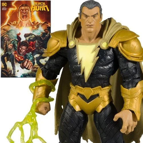 DC Direct Page Punchers – Black Adam 7" Action Figure with Comic Book (UPC: 787926159011)