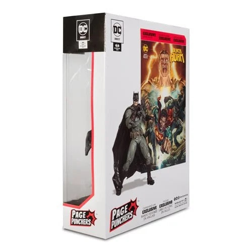 DC Page Punchers – Figura de acción de 7 pulgadas de Black Adam Batman con cómic (UPC: 787926159028)