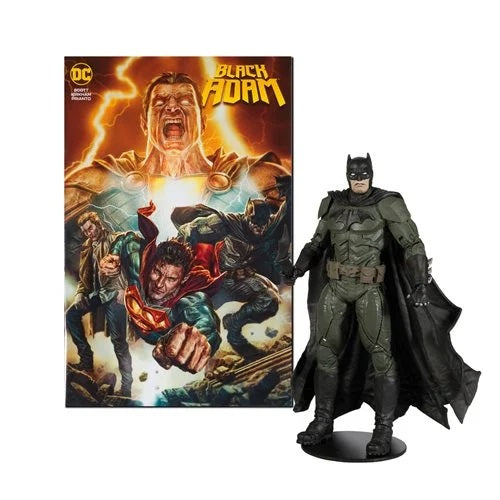 DC Page Punchers – Figura de acción de 7 pulgadas de Black Adam Batman con cómic (UPC: 787926159028)