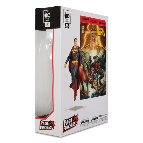 Superman - Figura de acción Page Punchers de 7" con cómic de Black Adam (UPC: 787926159035)