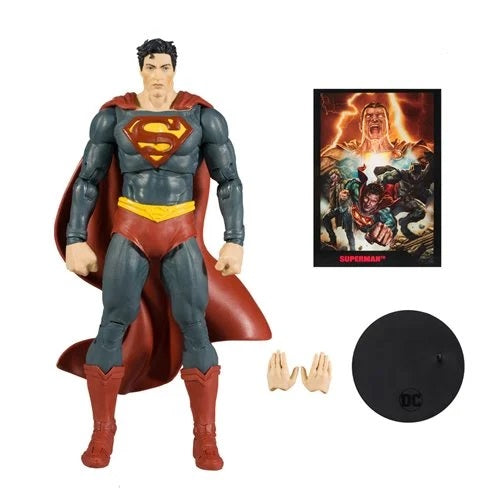 Superman - Figura de acción Page Punchers de 7" con cómic de Black Adam (UPC: 787926159035)