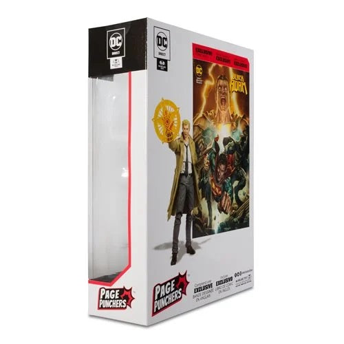 DC Multiverse – John Constantine 7-Inch Action Figure with Black Adam Comic Book (UPC: 787926159042)