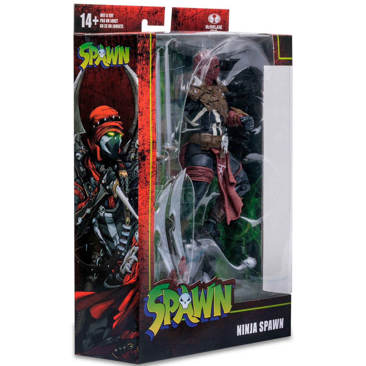 Figura de acción Spawn Wave 3 Ninja Spawn a escala de 7 pulgadas-10
