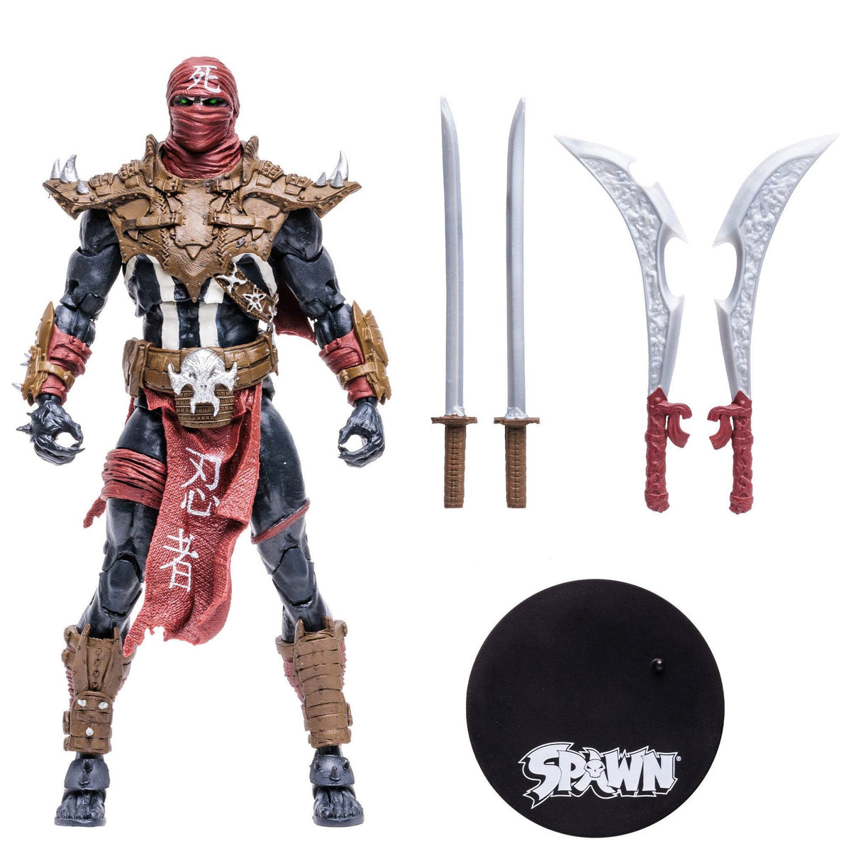 Figura de acción Spawn Wave 3 Ninja Spawn a escala de 7 pulgadas-8